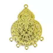 Pendente leggero da decorare mm.42 dorato x2