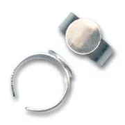 Base per incollare mm. 12 argentata  x1