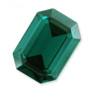 Cabochon PureCrystal 4610 Rettangolo mm. 14x10 Emerald|raw }}