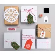 Assortimento di etichette regali Paper Poetry Puristic Christmas x30