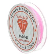 Filo elastico rosa mm. 0.80 x m. 10|raw }}