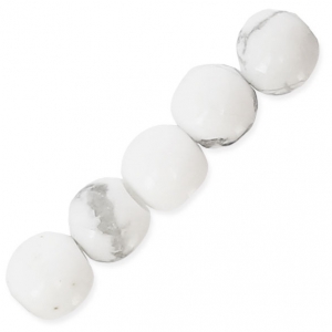 Perline Howlite  3 mm x25