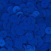 Rondelle sintetiche imitazione Heishi  6 mm Blu elettrico x50g