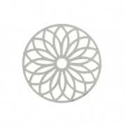 Distanziatore laser cut rosone  24 mm rodiato x1|raw }}