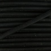 Cordone in sughero cucitura visibile 3 mm Nero x 50cm