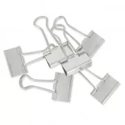 Pinzette doppio clip Paper Poetry  25 mm rodiato x12