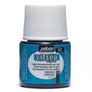 Pittura Vitrea 160 Pébéo Turchese (n°11) brillante x45ml