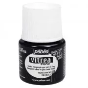 Pittura Vitrea 160 Pébéo Nero Inchiostro (n°19) brillante x45ml