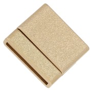 Chiusura magnetica  22 mm per laccetto di20 mm light gold effetto diamantato x1|raw }}