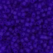 Miyuki Delica 11/0 DB0748 - Transparent Cobalt Mat x8g