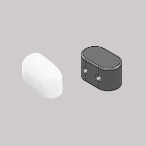 IOS® di Puca® mm.5,5x2,5 Opaque White x10g