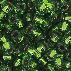 Rocaille Toho 11/0 TO11R742 - Peridot Copper Lined x8g