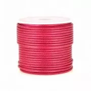 Cordone poliestere tipo snake cord 1.5 mm Lampone x10 m