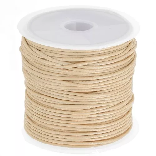 Cordone poliestere tipo snake cord 1 mm Beige x10 m