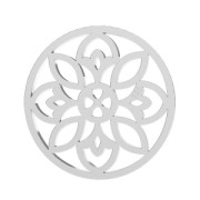 Separatore rotondo rosone 15mm in Argento 925  x1|raw }}