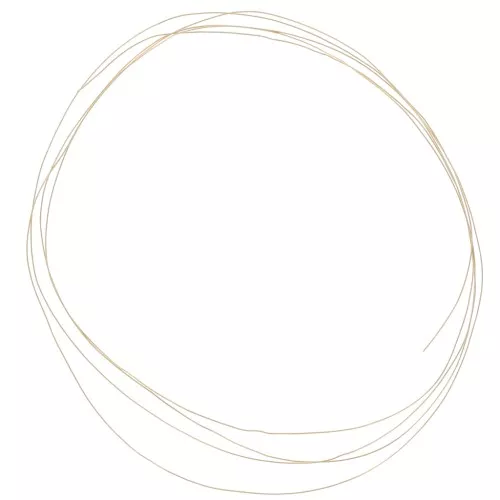 Filo morbido mm. 0.25 di Gold filled x 1 m