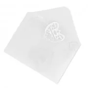 Assortimento di 4 Dies Thinlits da taglio Sizzix di metallo Cuori x1