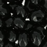 Perle di vetro Tico Beads 5x7 mm Jet x25|raw }}