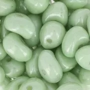 Perle di vetro Tico Beads 5x7 mm Opaque Light Green Ceramic Look x25