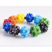 Cornelian Beads Star Preciosa Ornela en Verre Tchèque 32/0 Aqua x8g