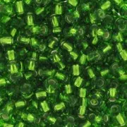 Perla Preciosa 11/0 2 mm - Dark Peridot Silver Lined x20 g