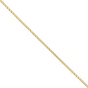 Catena serpentina mm. 1.4 dorado con oro fino xm. 1|raw }}