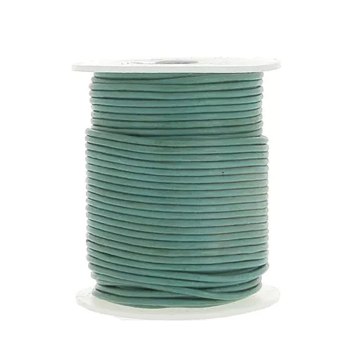 Cordone cuoio mm. 1,5 Green Turquoise x m. 25