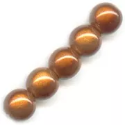 Perle Miracoli mm.  8 Marrone x4
