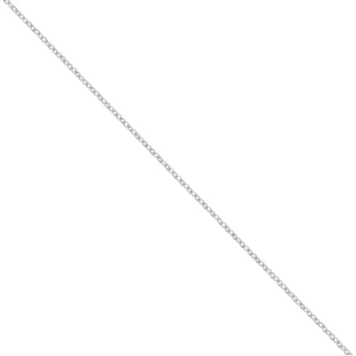 Catena forzatina specchio mm. 1,2x1,7 Argento 925 x 1m