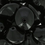 Perle di vetro Ufo Beads mm.7x11 Jet x20|raw }}