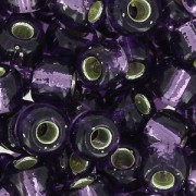 Rocaille Miyuki 6/0 24 - Amethyst Silver Lined x8g|raw }}