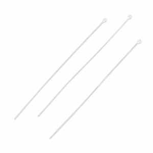 Chiodini con testa tonda Argento 925 mm. 50x0,5 x10