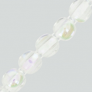 Perle in vetro Dobble Beads 2 fori8 mm Crystal AB x20