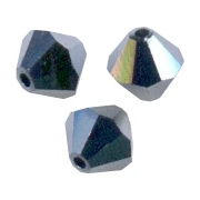 Biconi PureCrystal 5328 mm. 3 Jet Hematite 2X x50