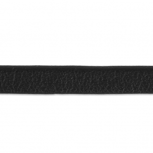 Laccetto cuoio rigenerato doppio lato mm. 5 Nero xm.1