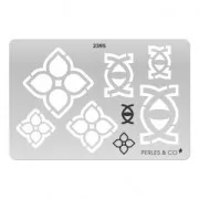 Modello rigido per pasta polimerica 152x100 mm Fiori e occhi