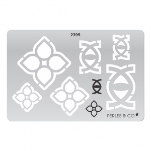 Modello rigido per pasta polimerica 152x100 mm Fiori e occhi