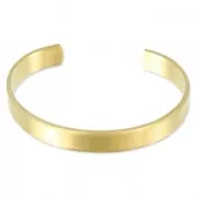 Base per bracciale piatto ottone 9.5x150 mm da decorare x1