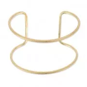 Bracciale filo in ottone grezzo 46x160 mm da decorare x1