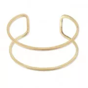 Bracciale filo in ottone grezzo 28x160 mm da decorare x1