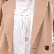 Catena fina maglia forçat ovale 1.3  mm Dorato con oro finox1m