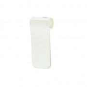 Pendente piatto da decorare 23.6x10 mm per cordone da 3.5 mm Placcatura argento fino|raw }}