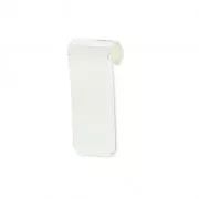 Pendente piatto da decorare 23.6x10 mm per cordone da 3.5 mm Placcatura argento fino