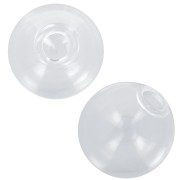 Sfera di vetro da guarnire 16 mm x4