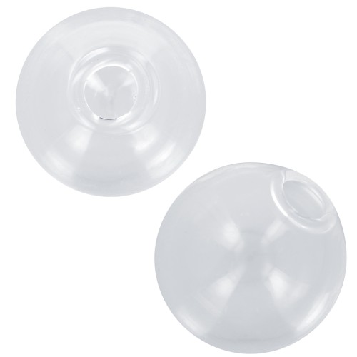 Sfera di vetro da guarnire 16 mm x4