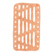 Distanziatore martellato 9 file21x37.5 mm dorato rose satinato x1|raw }}