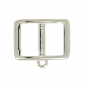 Intercalaire pour lacet 10 mm collier choker 17.5 mm argenté vieilli x1