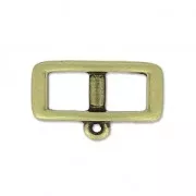 Distanziatore per laccetto 5 mm collana choker 18 mm bronzo x1