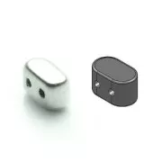 IOS® di Puca® mm.5,5x2,5 Silver Mat x10g