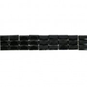 Ruban strass baguette 3 rangs thermocollant 15 mm Jet x50cm|raw }}